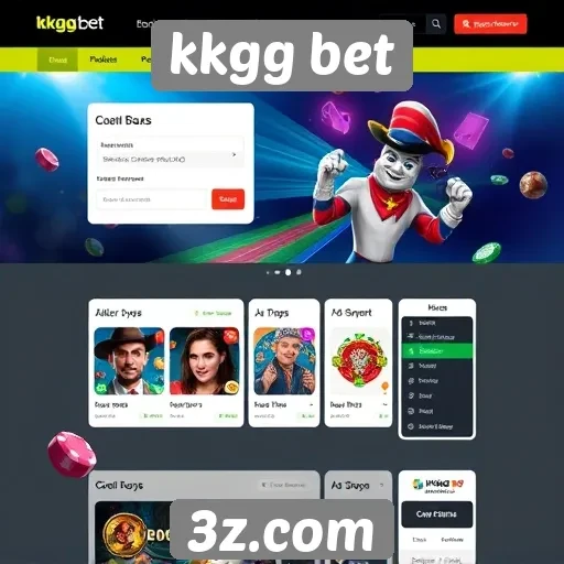 Design e usabilidade do site kkgg bet